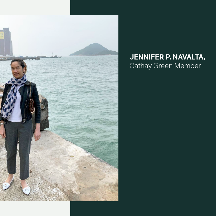 Jennifer P. Navalta smiling on the waterfront.
